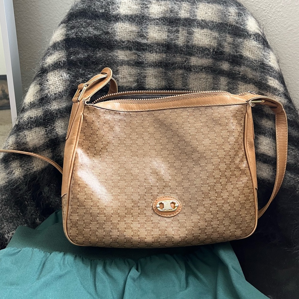 Celine vintage crossbody hobo bag